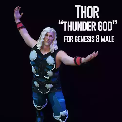 Thunder God Outfit for Genesis 8 Male Daz3D