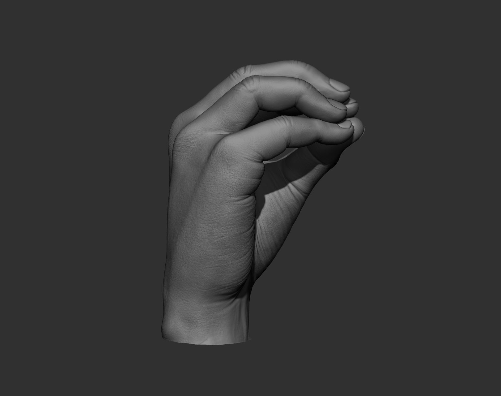 5 Male hands 3D model_14