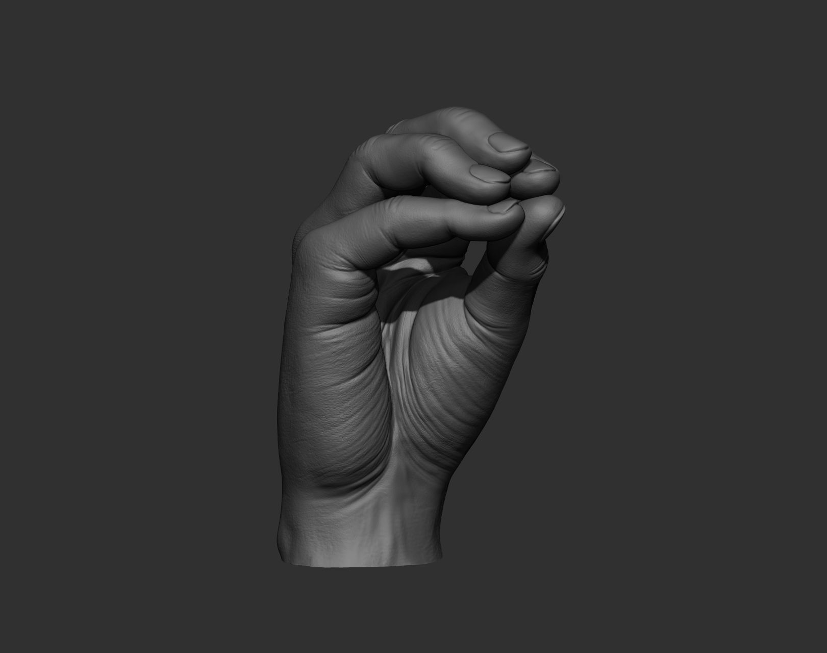 5 Male hands 3D model_9