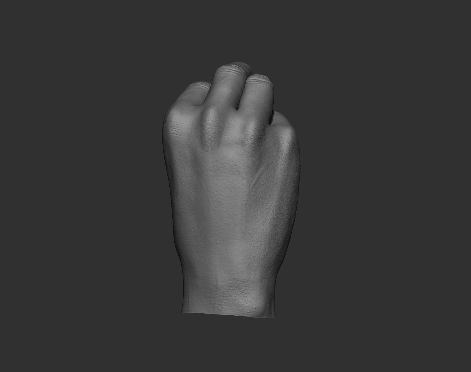 5 Male hands 3D model_13