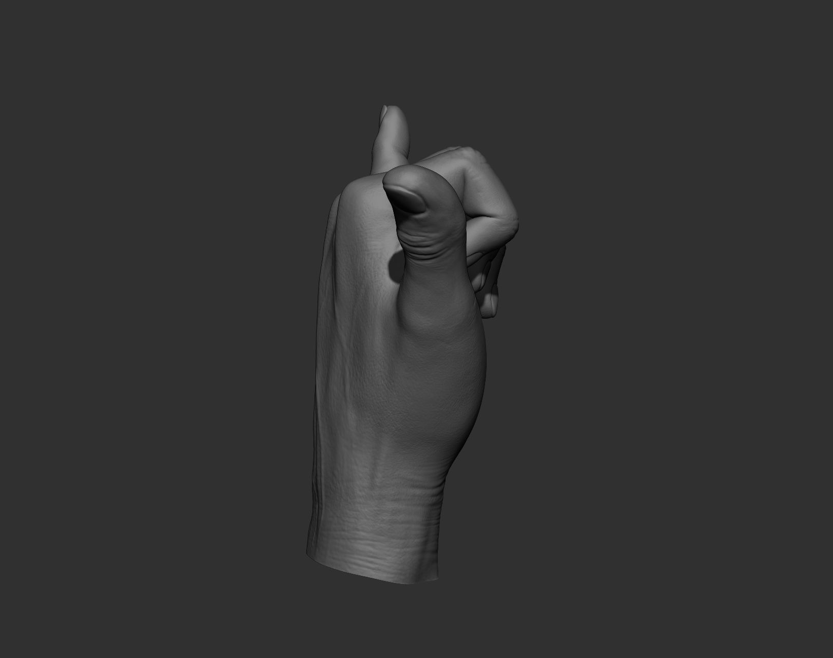 5 Male hands 3D model_35