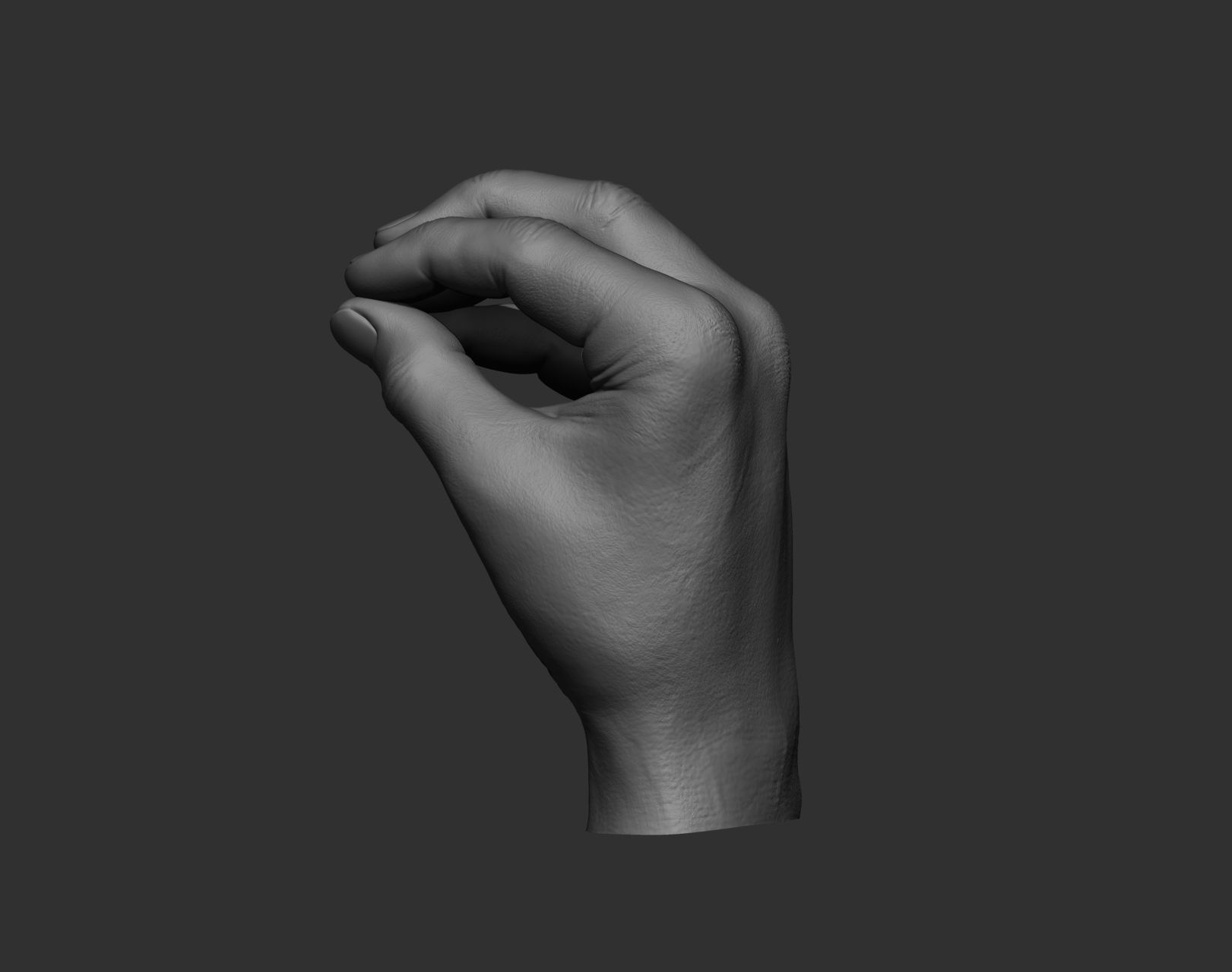 5 Male hands 3D model_12