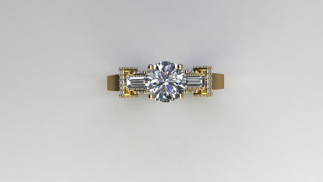 ring jewelry 3D print model_1