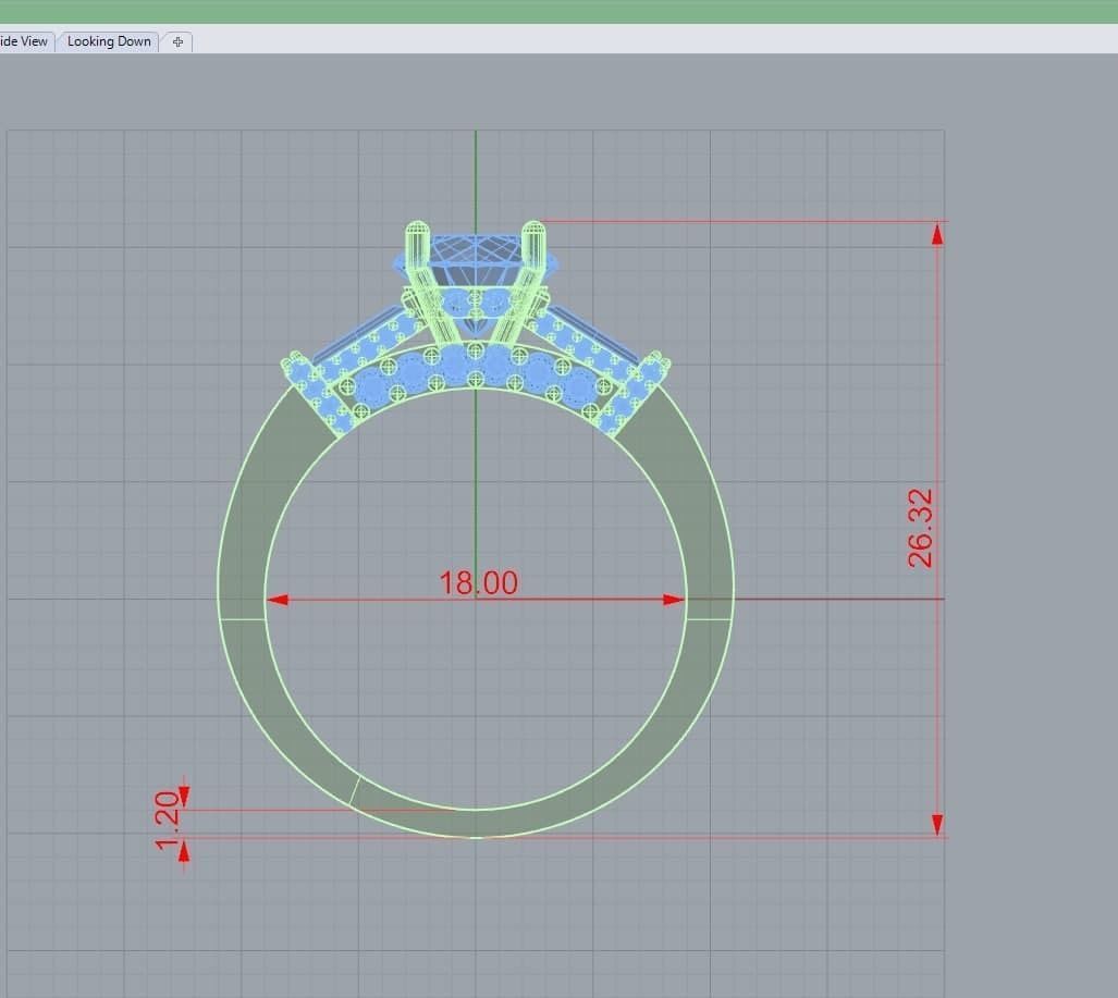 ring jewelry 3D print model_4