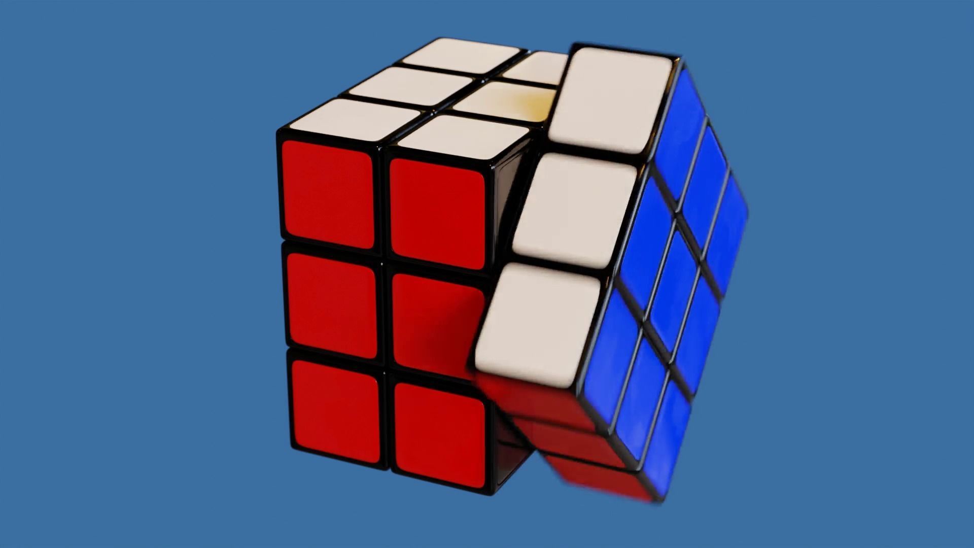 Realistic Rubiks Cube 3D model_21