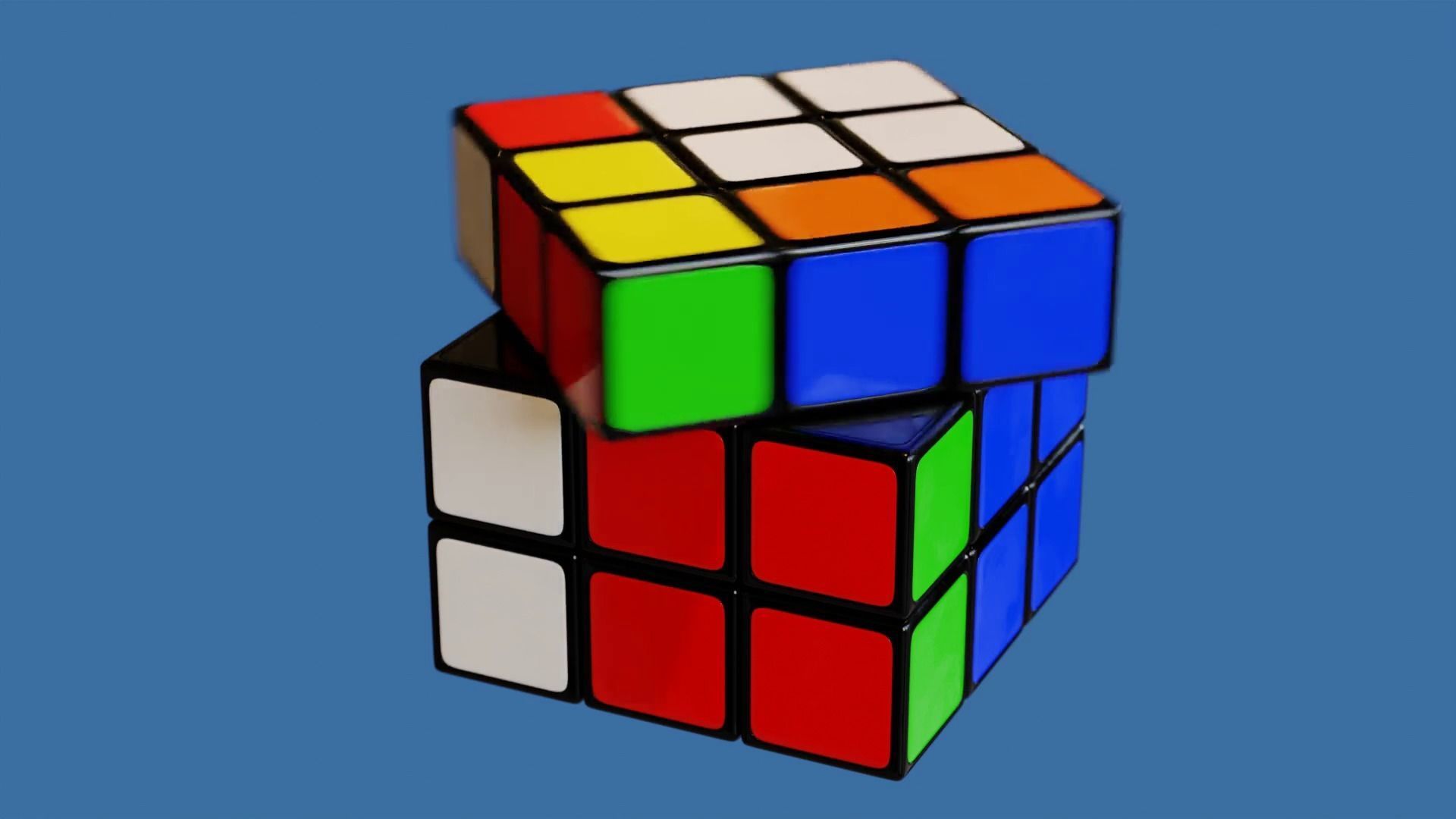 Realistic Rubiks Cube 3D model_20