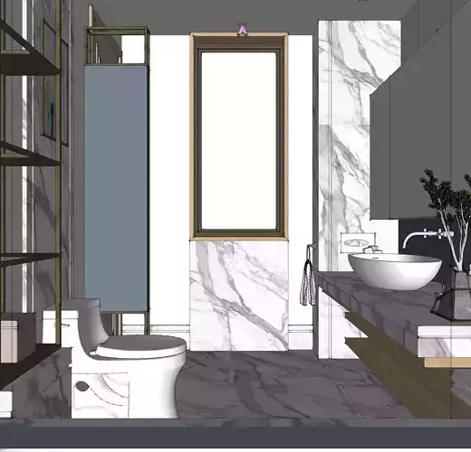 Daughter room toilet model