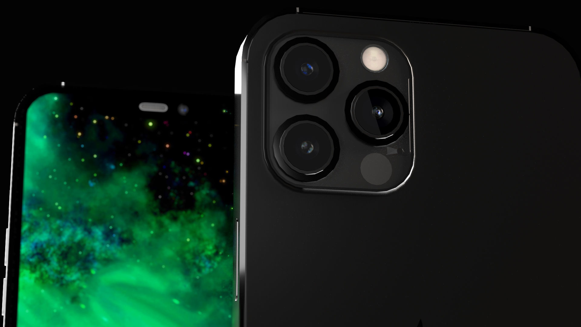 Iphone 12 Pro Low-poly 3D model_5