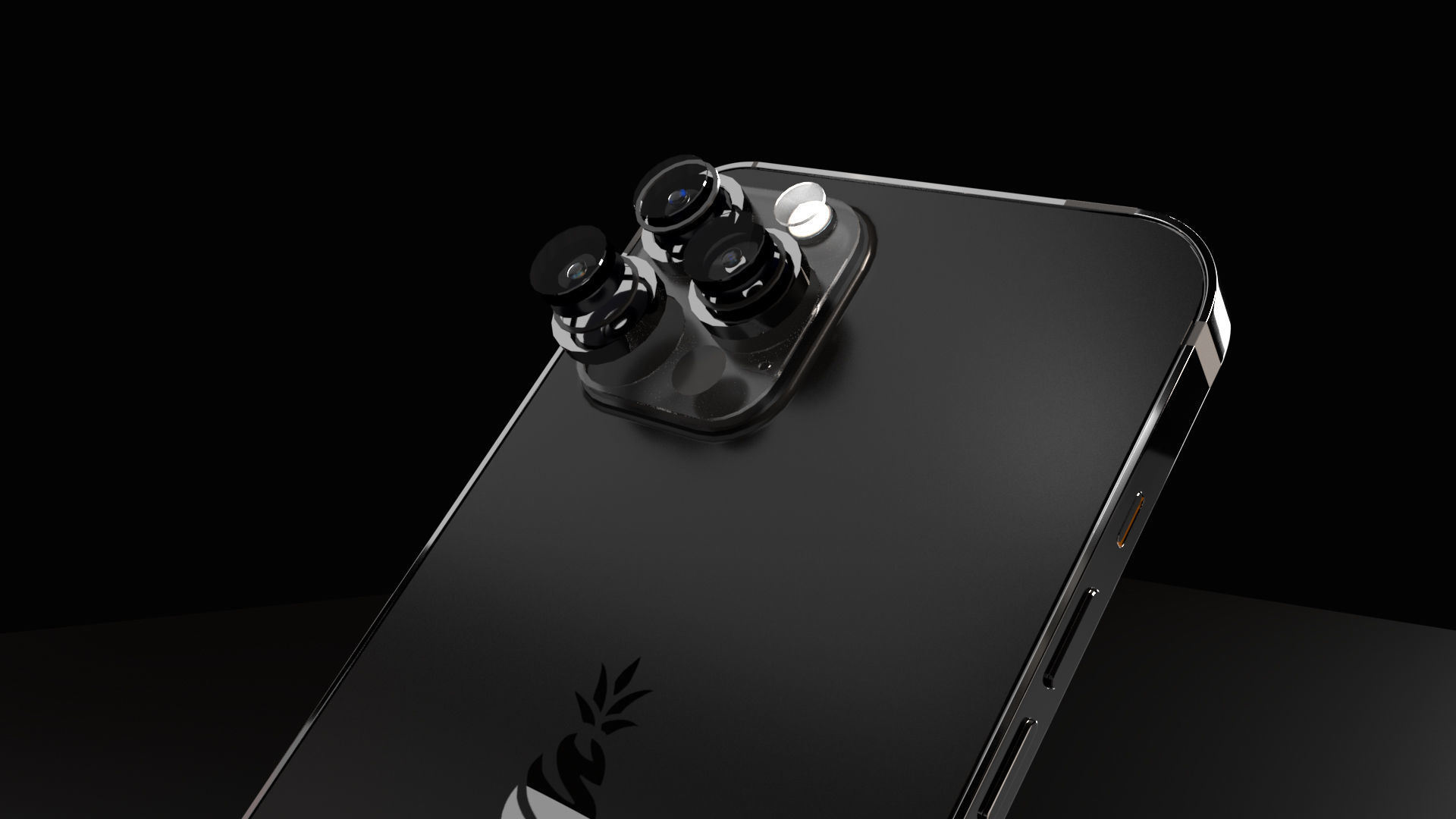 Iphone 12 Pro Low-poly 3D model_6