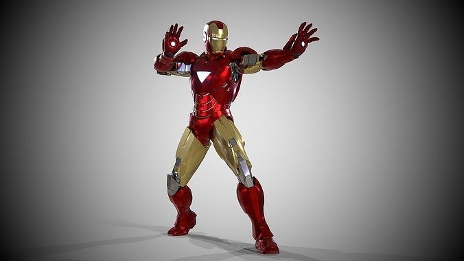 Iron Man MK VI 3D print ready 3D print model