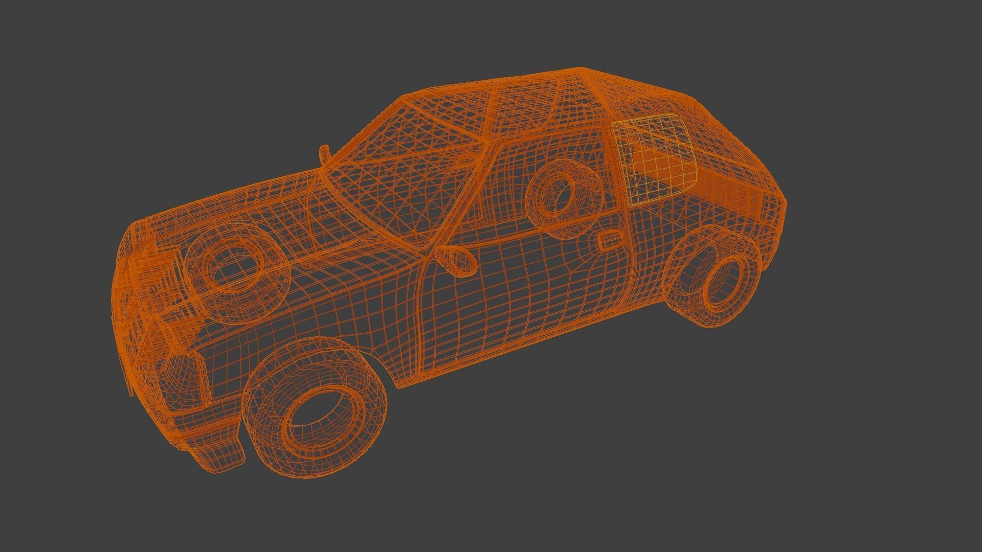 rusted peugot 205 3D model_9