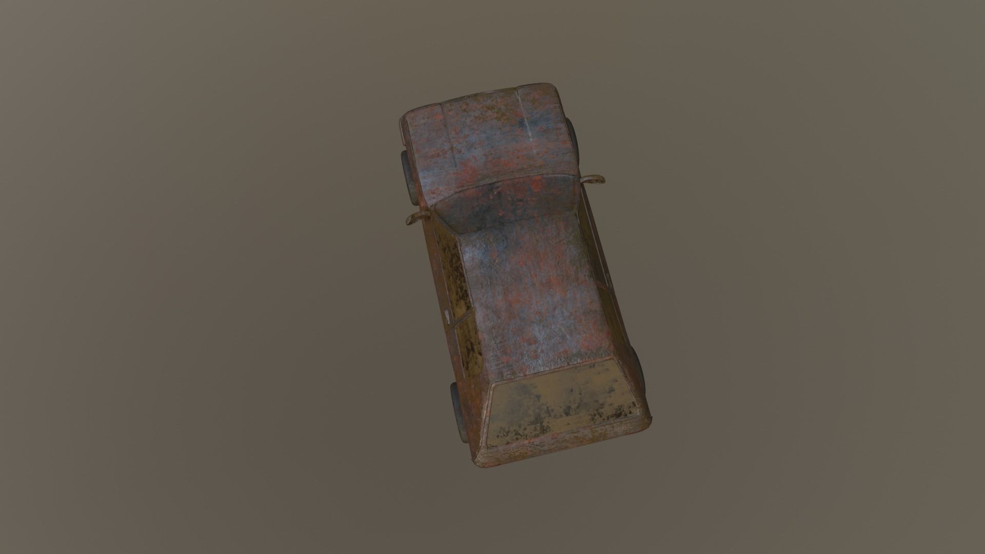 rusted peugot 205 3D model_7