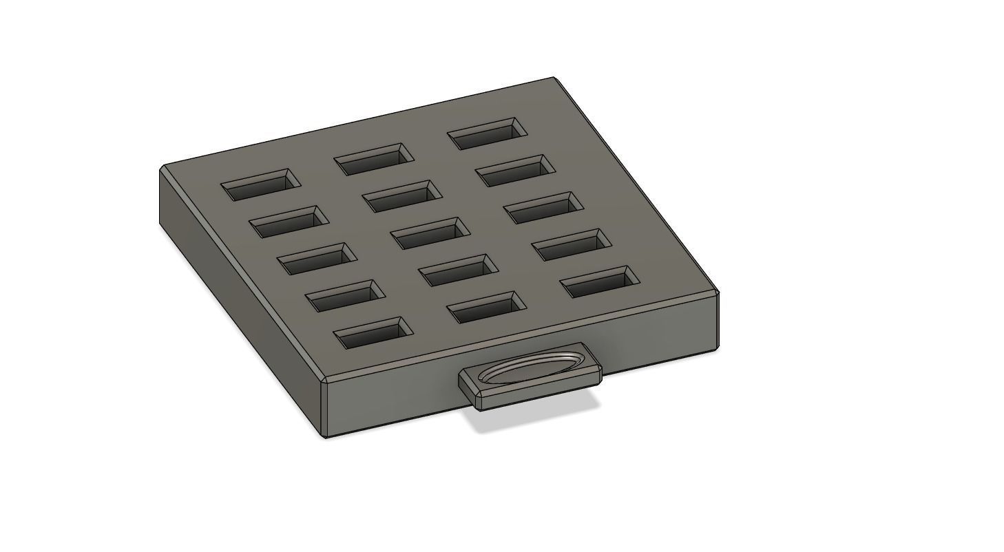 Deskor metal box with two sides 3D model_11