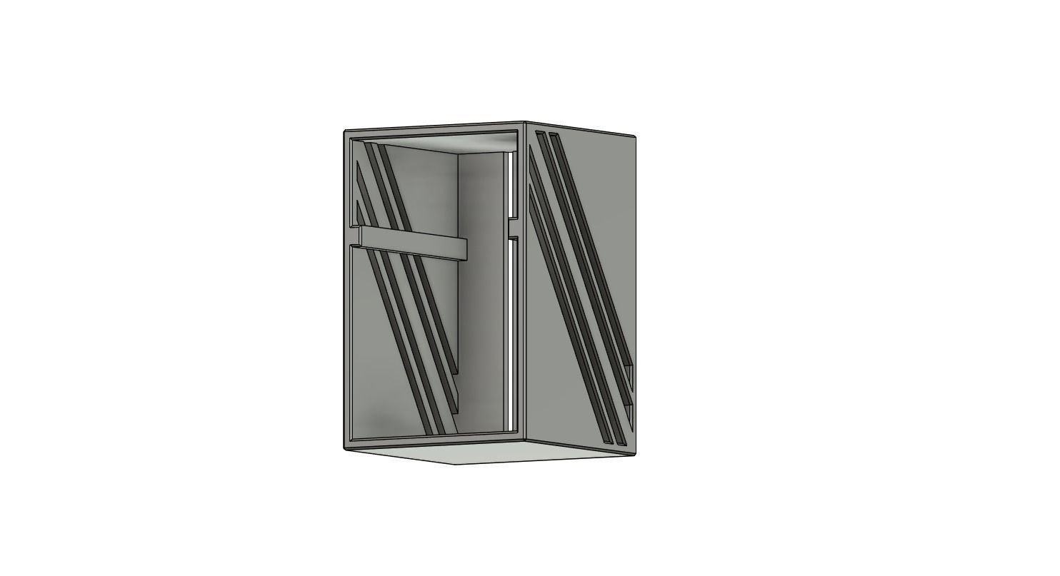 Deskor metal box with two sides 3D model_17
