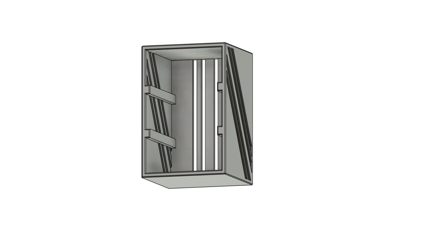Deskor metal box with two sides 3D model_20