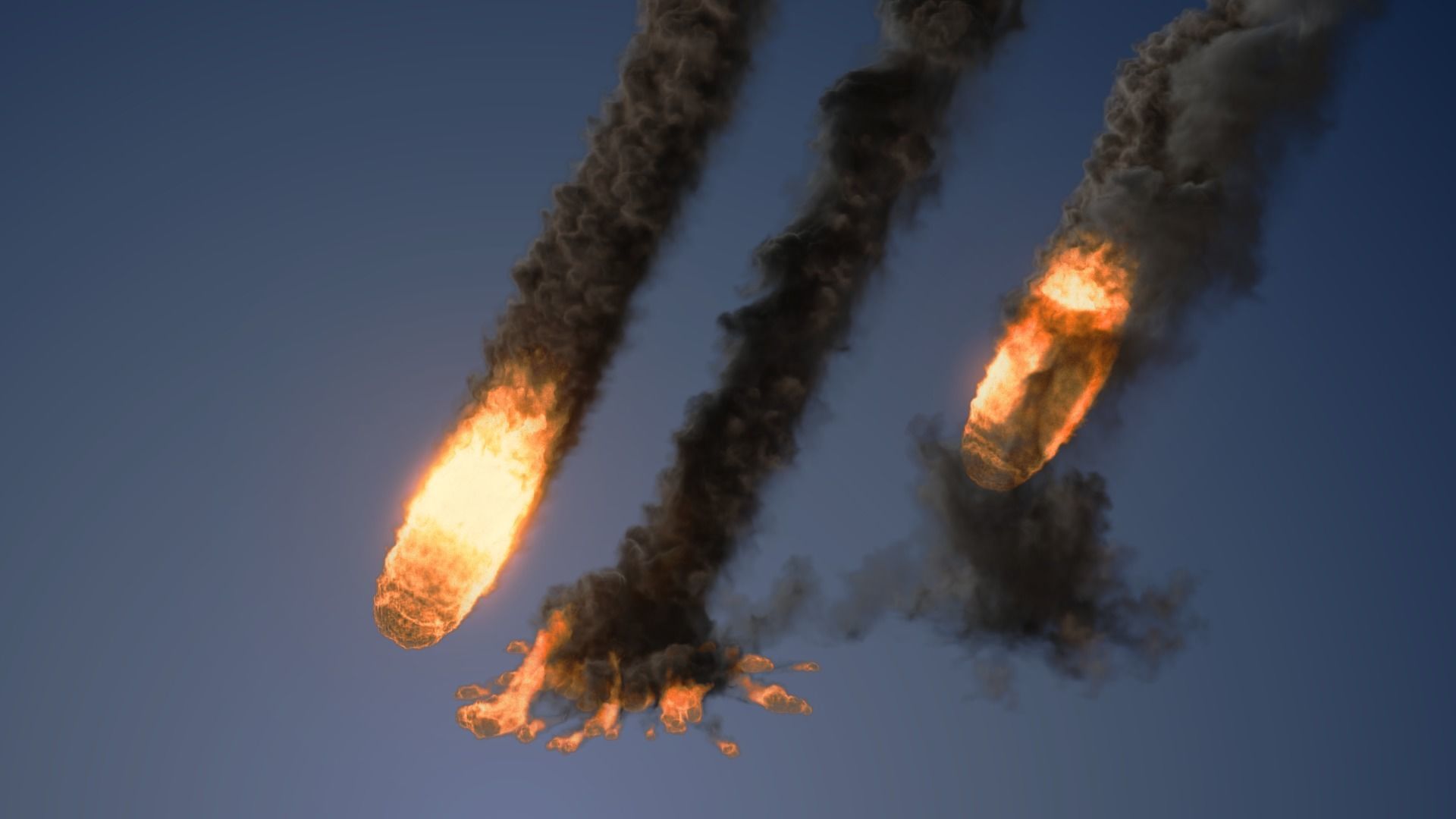 Meteor Strike 3D model_6