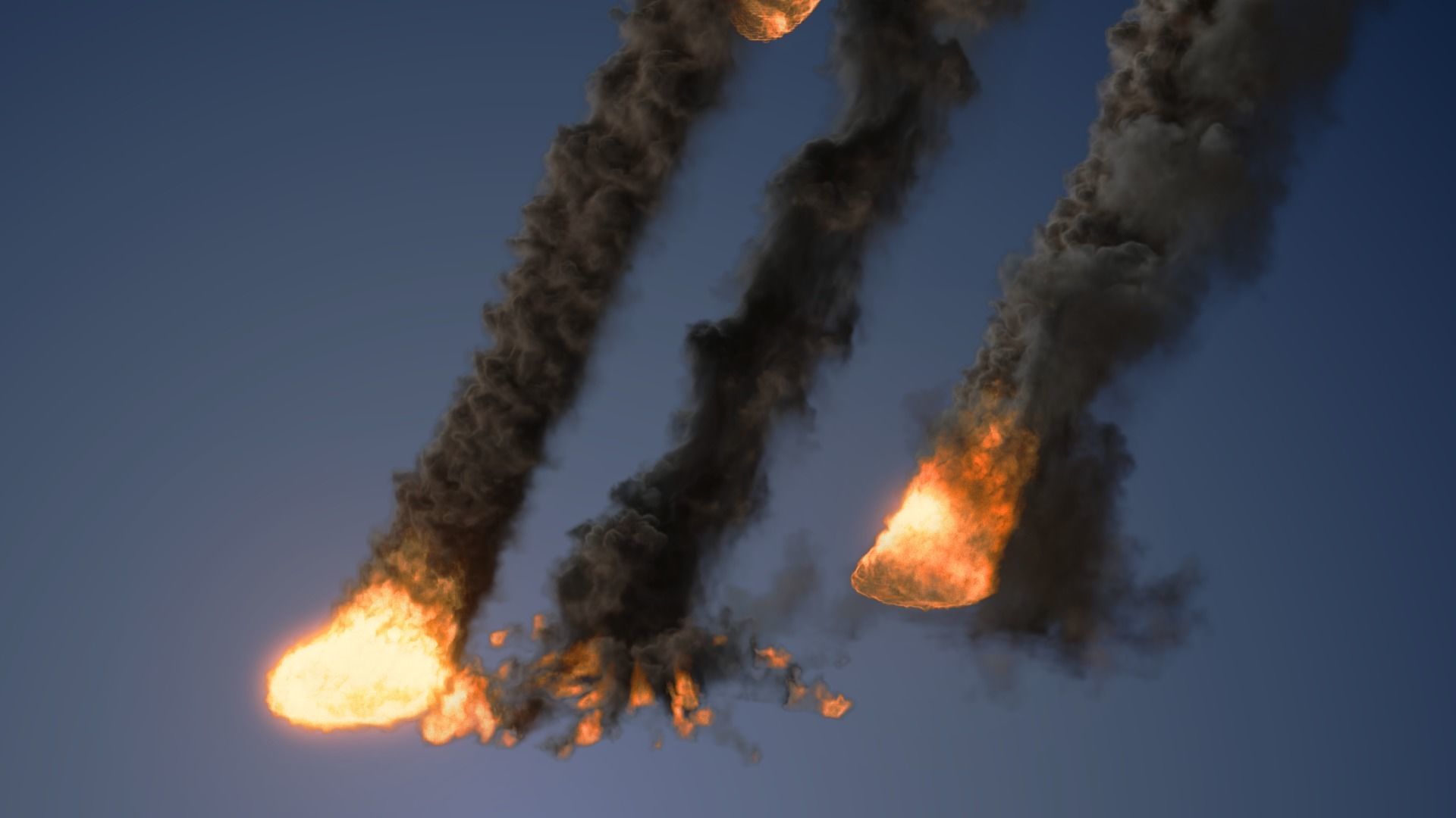 Meteor Strike 3D model_8