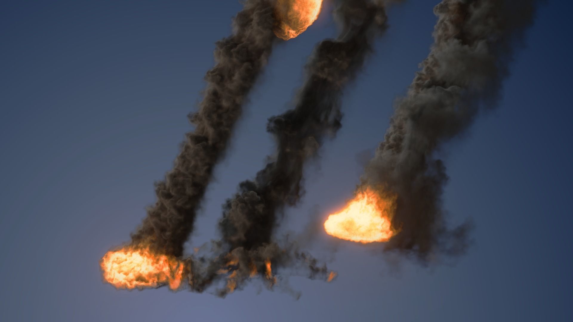 Meteor Strike 3D model_9