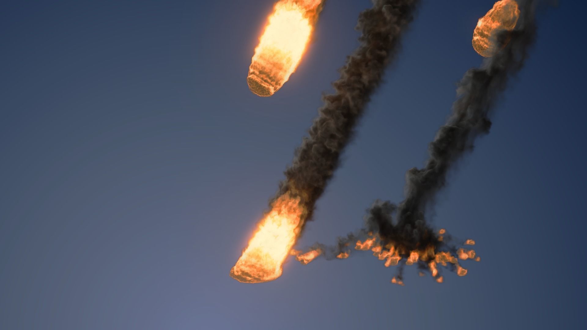 Meteor Strike 3D model_3