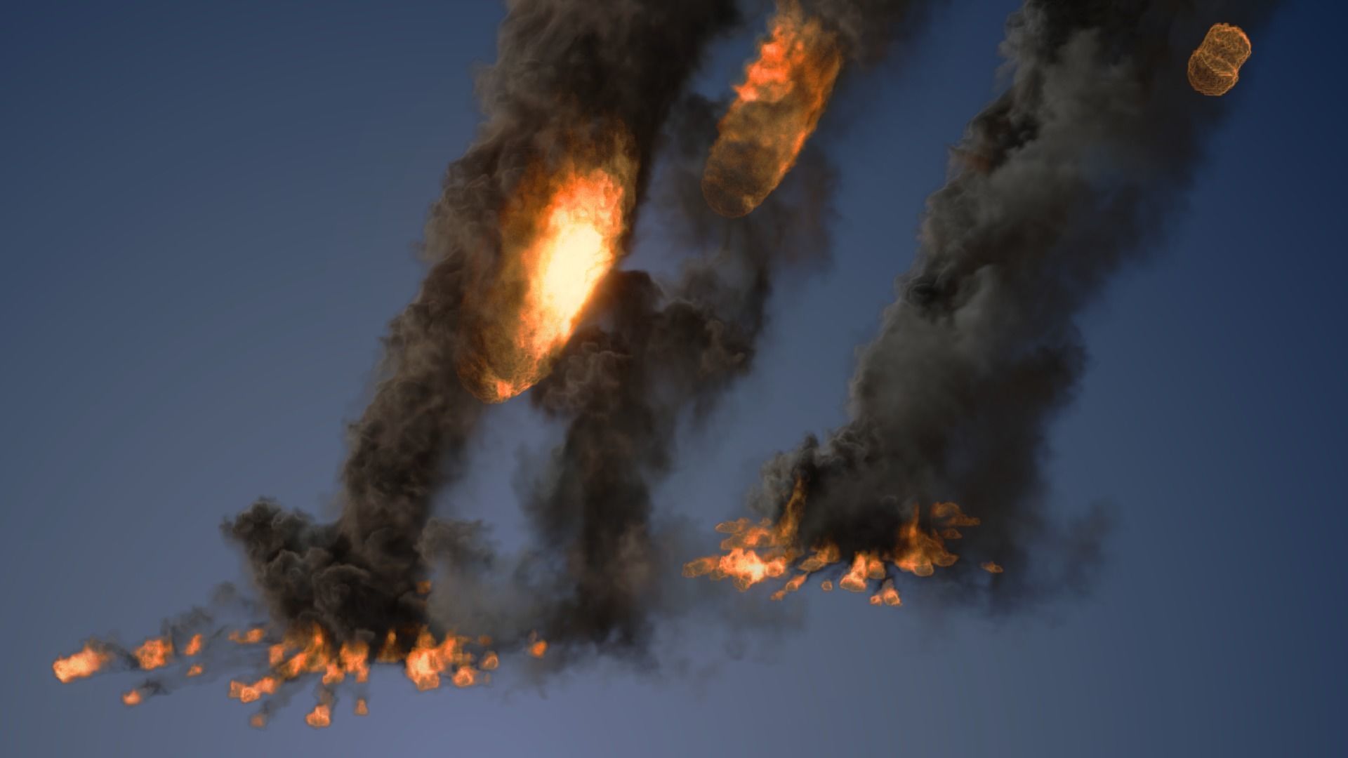 Meteor Strike 3D model_12