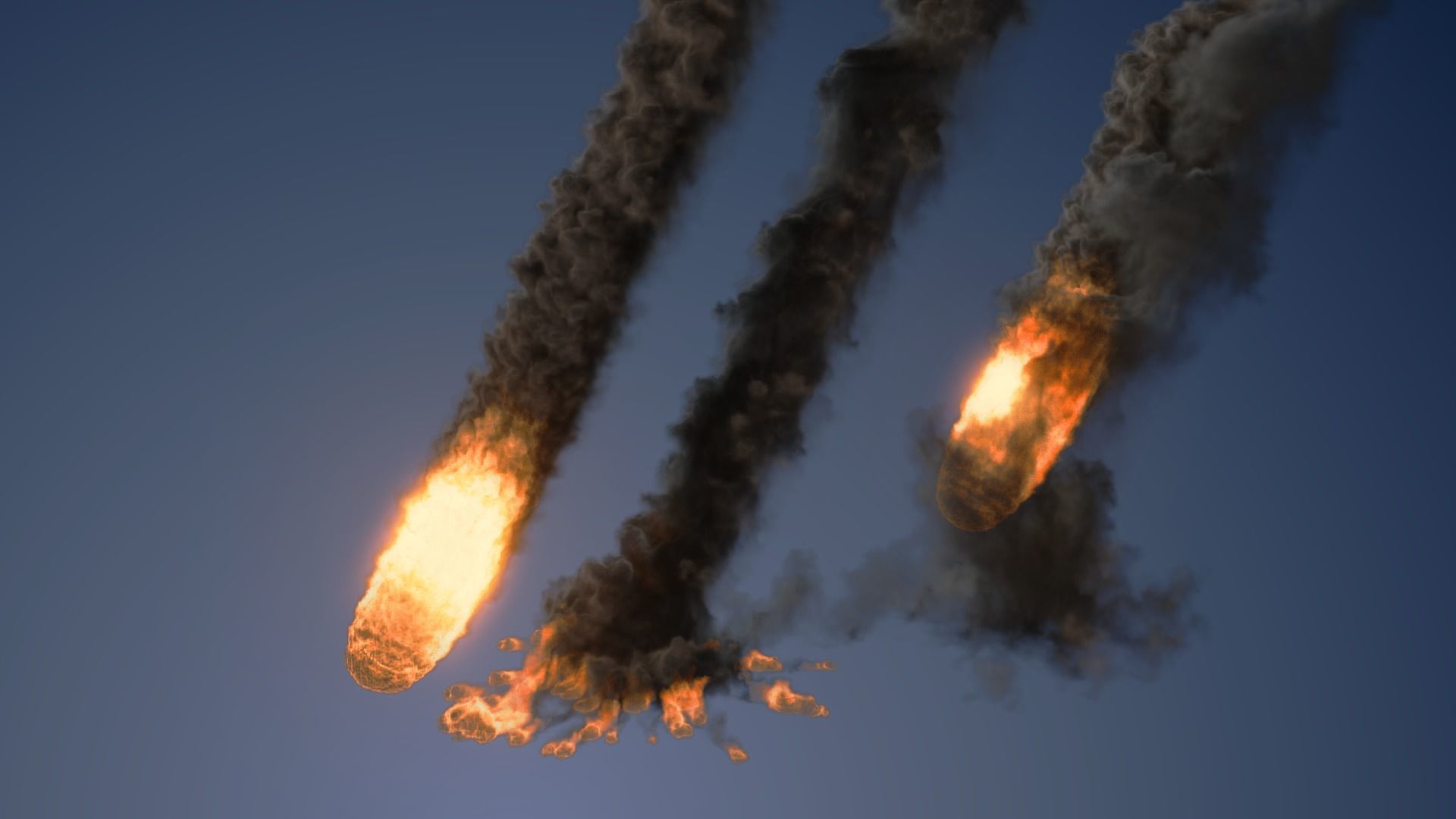 Meteor Strike 3D model_7