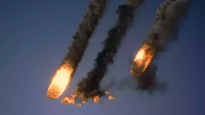 Meteor Strike 3D model