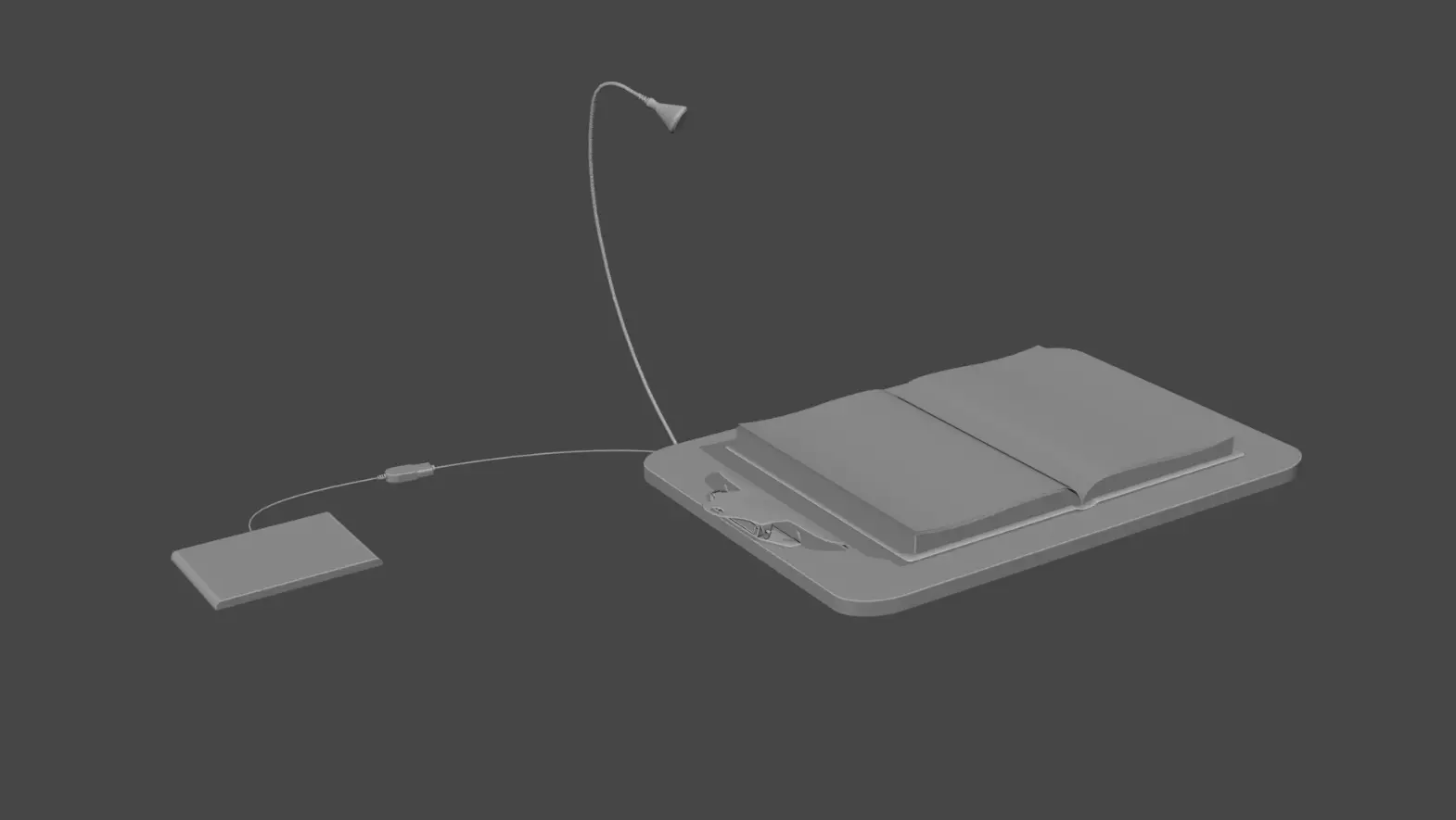 Lamp Study Pad Free low-poly 3D model
