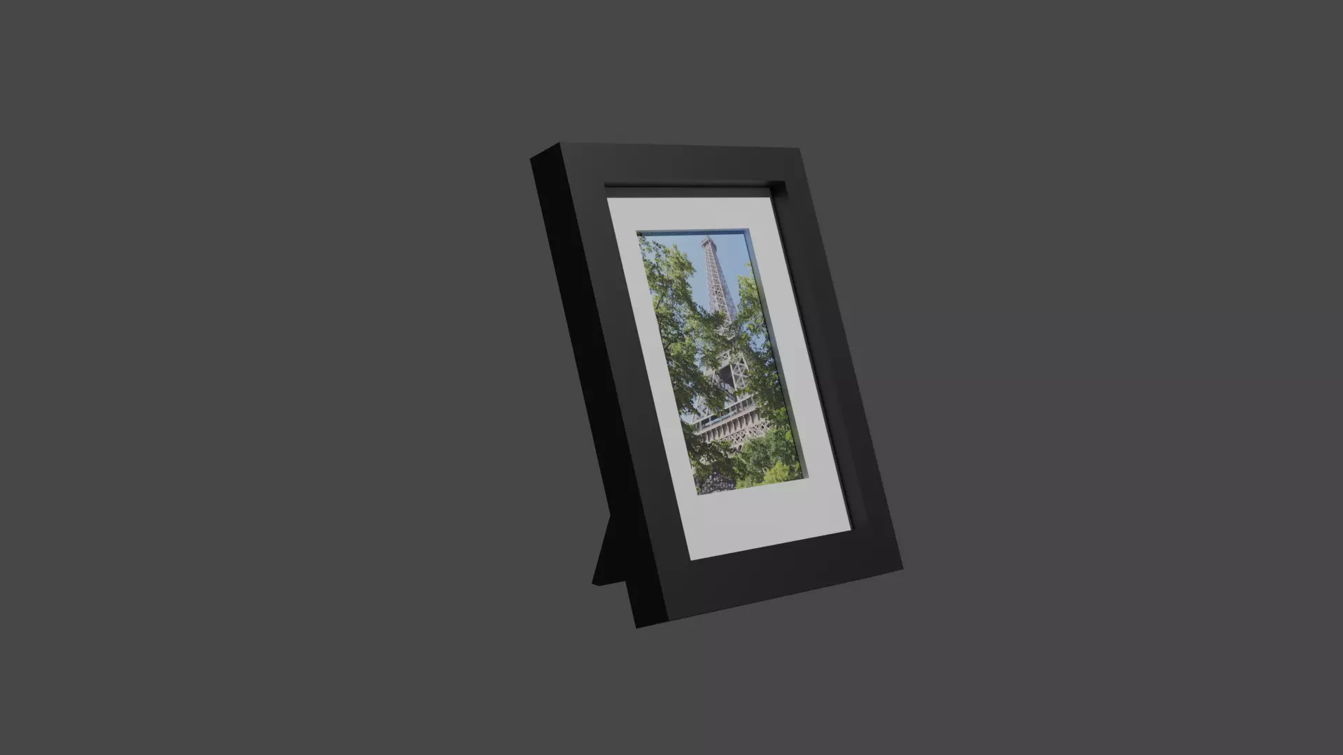 Standing Picture Frame Free 3D model_0