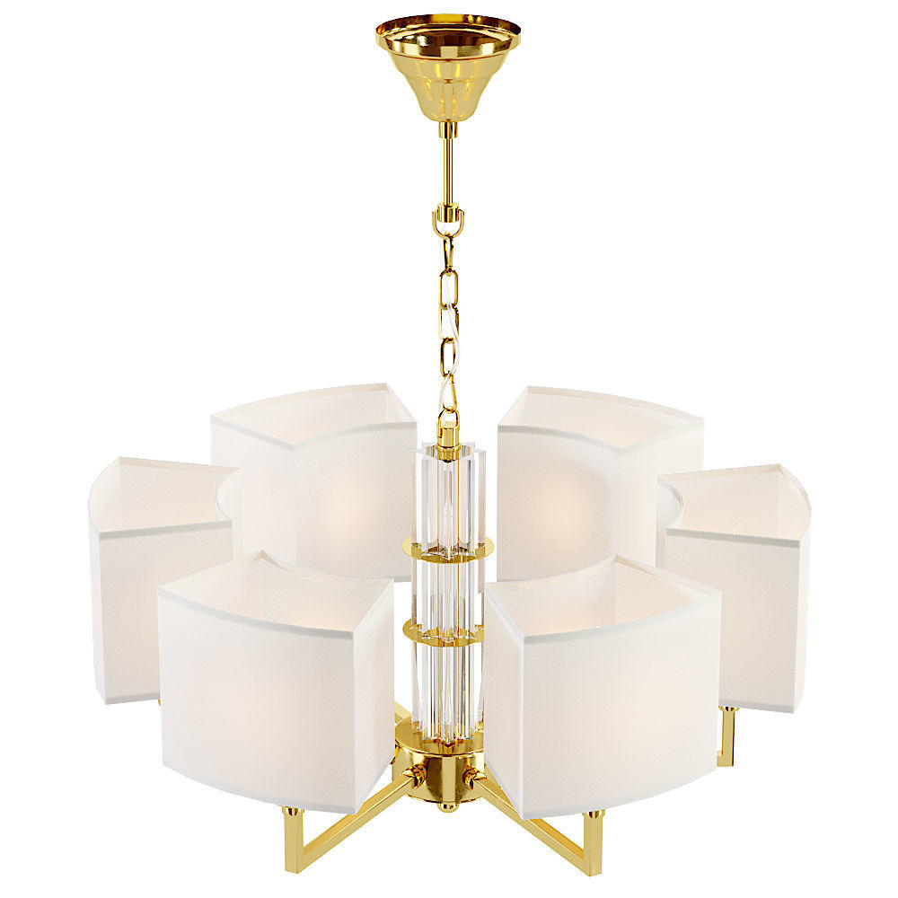Maytoni Metropolitan H015PL-06G chandelier 3D model_1