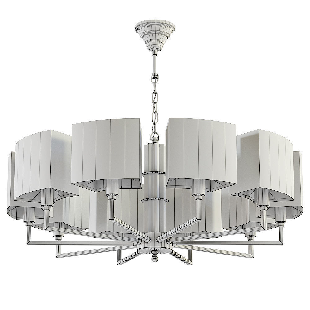 Maytoni Metropolitan H015PL-10G chandelier 3D model_2