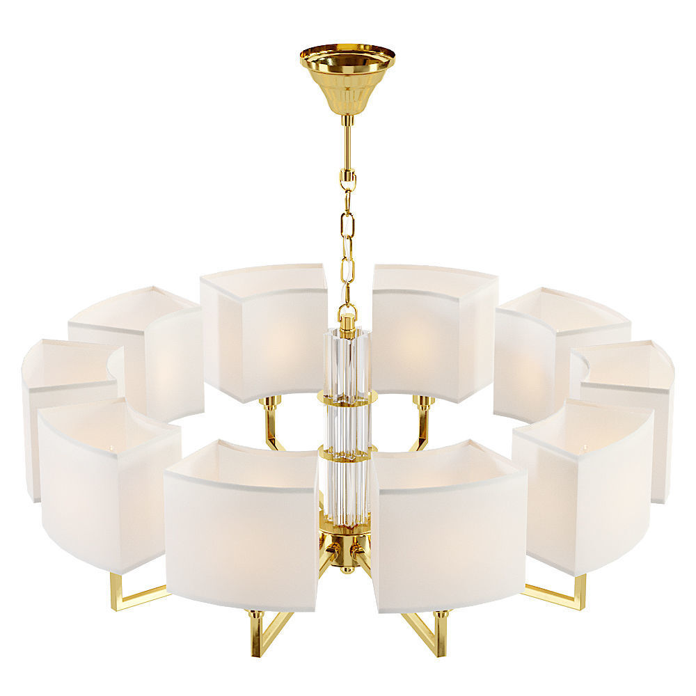 Maytoni Metropolitan H015PL-10G chandelier 3D model_1