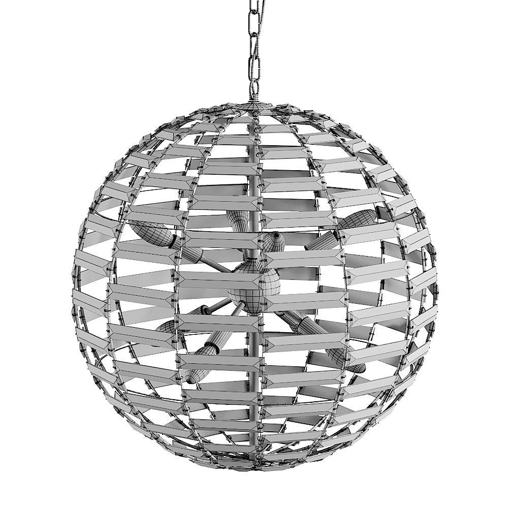 Maytoni Palla MOD092PL-08CH hanging lamp 3D model_2