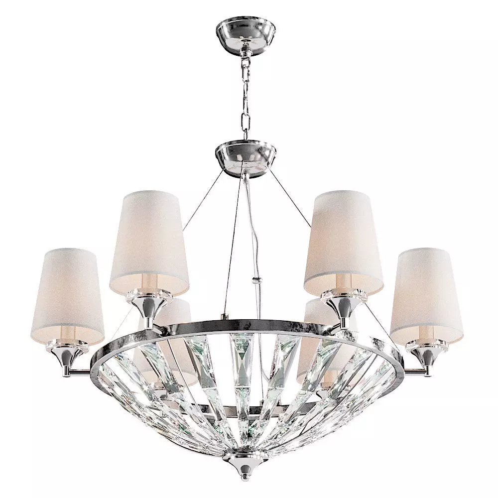 Maytoni Pantheon H021PL-06CH chandelier 3D model_0