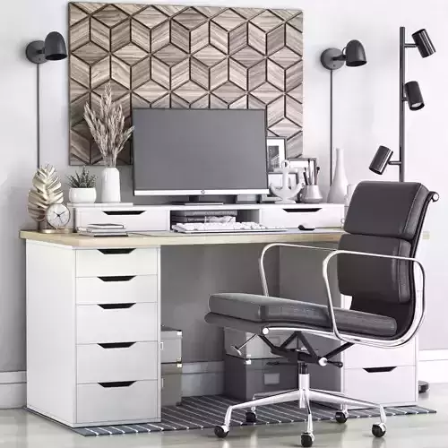 Office workplace 84 3D model