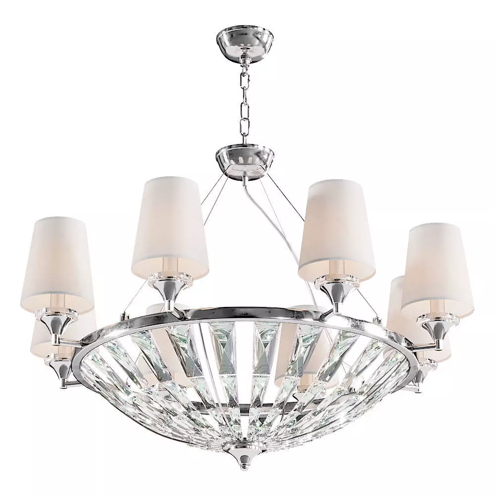 Maytoni Pantheon H021PL-08CH chandelier 3D model_0