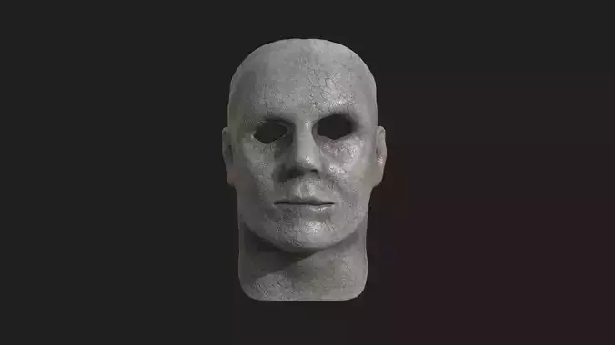 Michael Myers Halloween Mask 03 Scars - Character Design