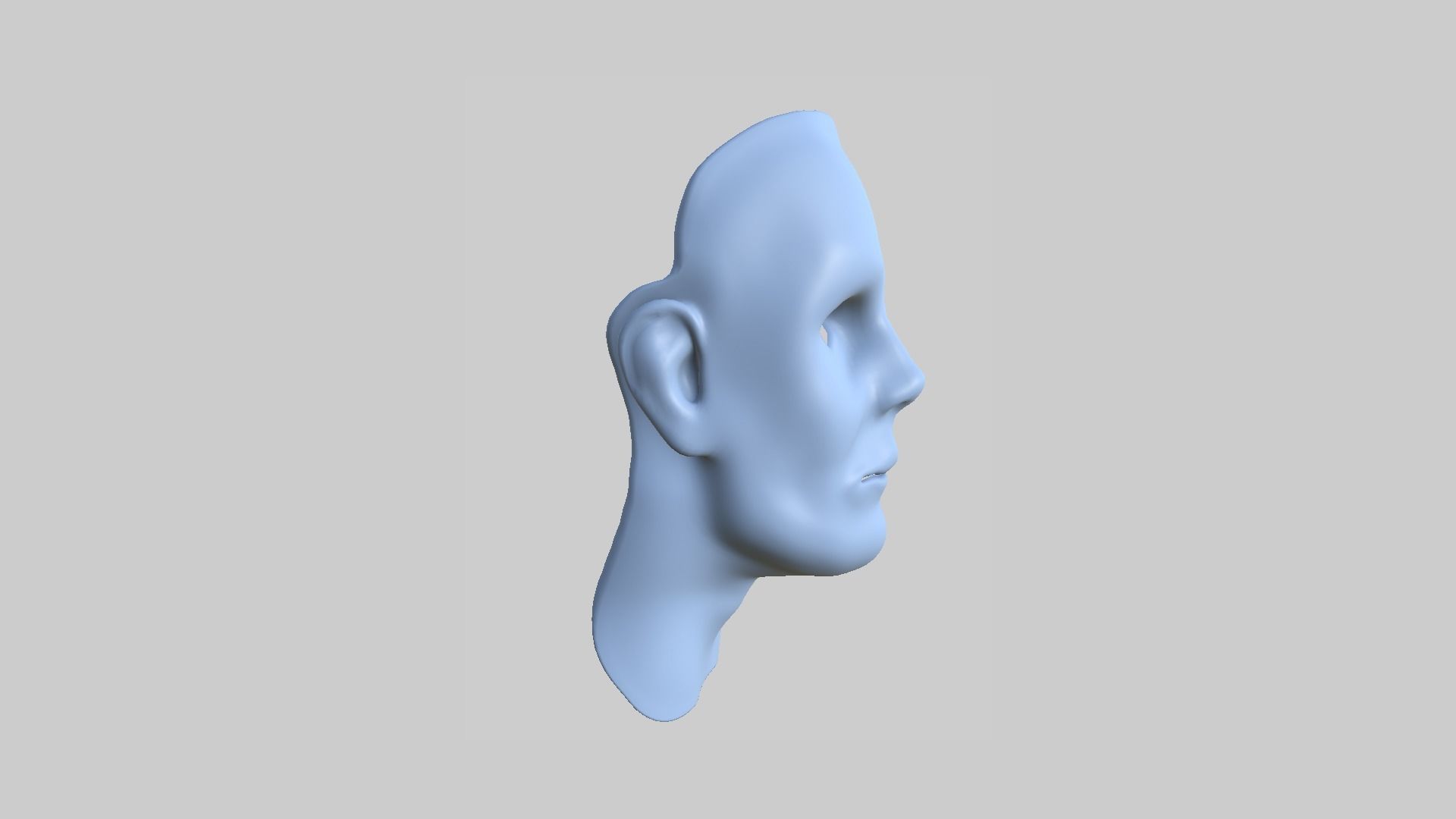 Michael Myers Halloween Mask 03 Scars - Character Design Low-poly 3D model_9