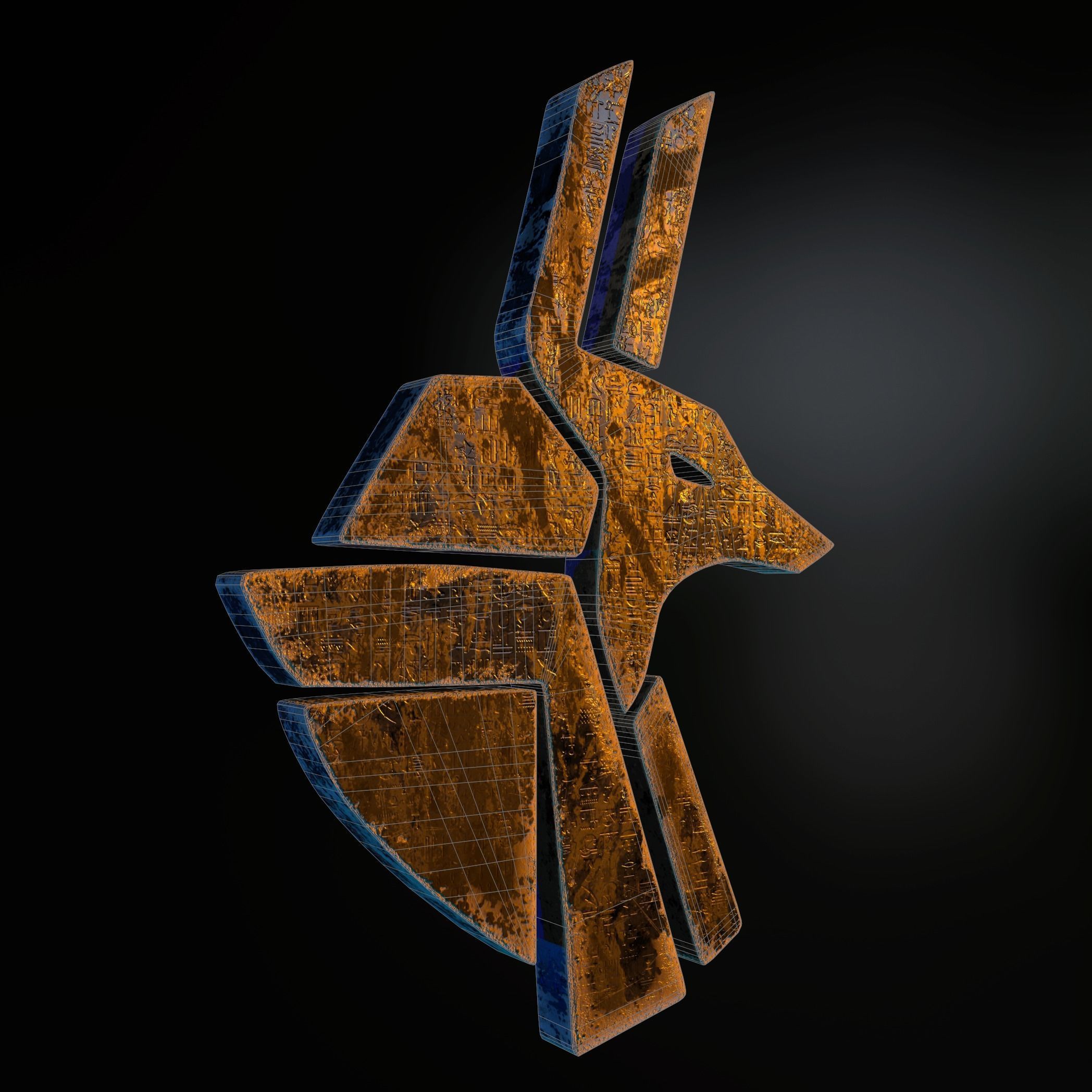 Egypt symbol 3D model_4