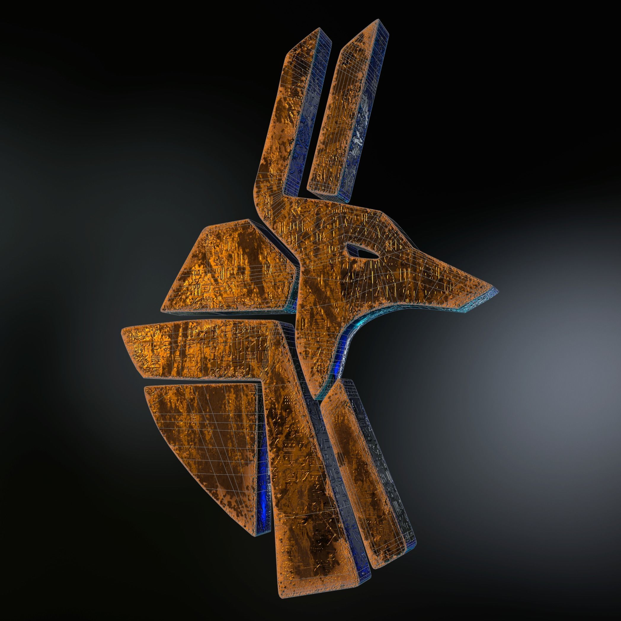 Egypt symbol 3D model_5