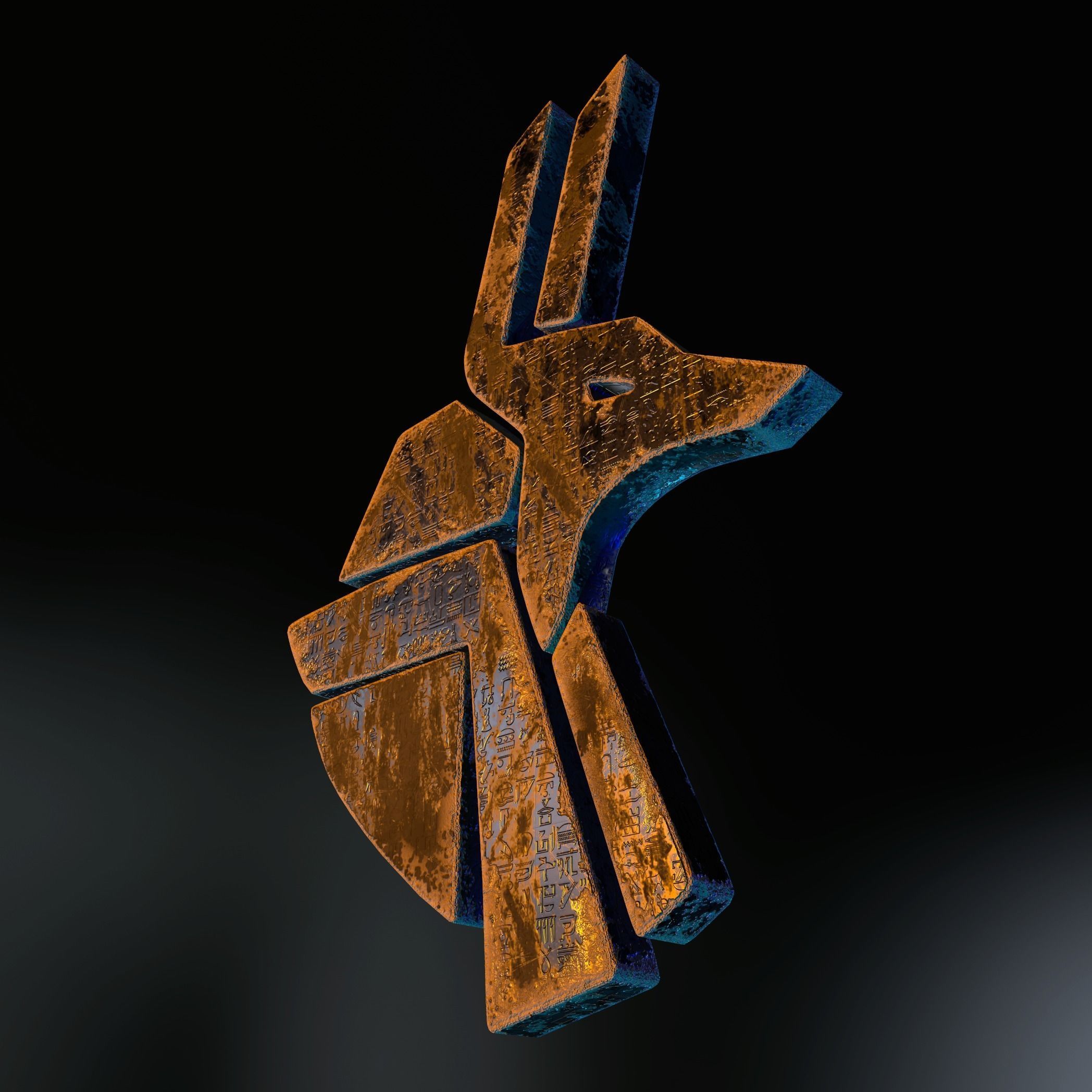 Egypt symbol 3D model_2