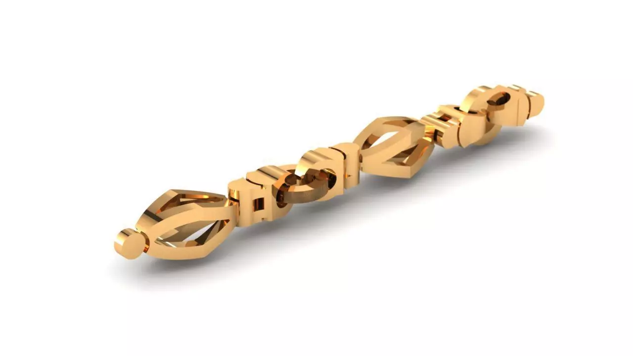 Eslabon para cadenas chain link E2016-6 3D print model 3D print model_0