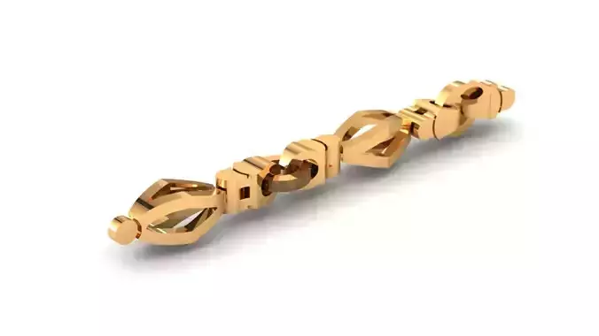 Eslabon para cadenas chain link E2016-6 3D print model