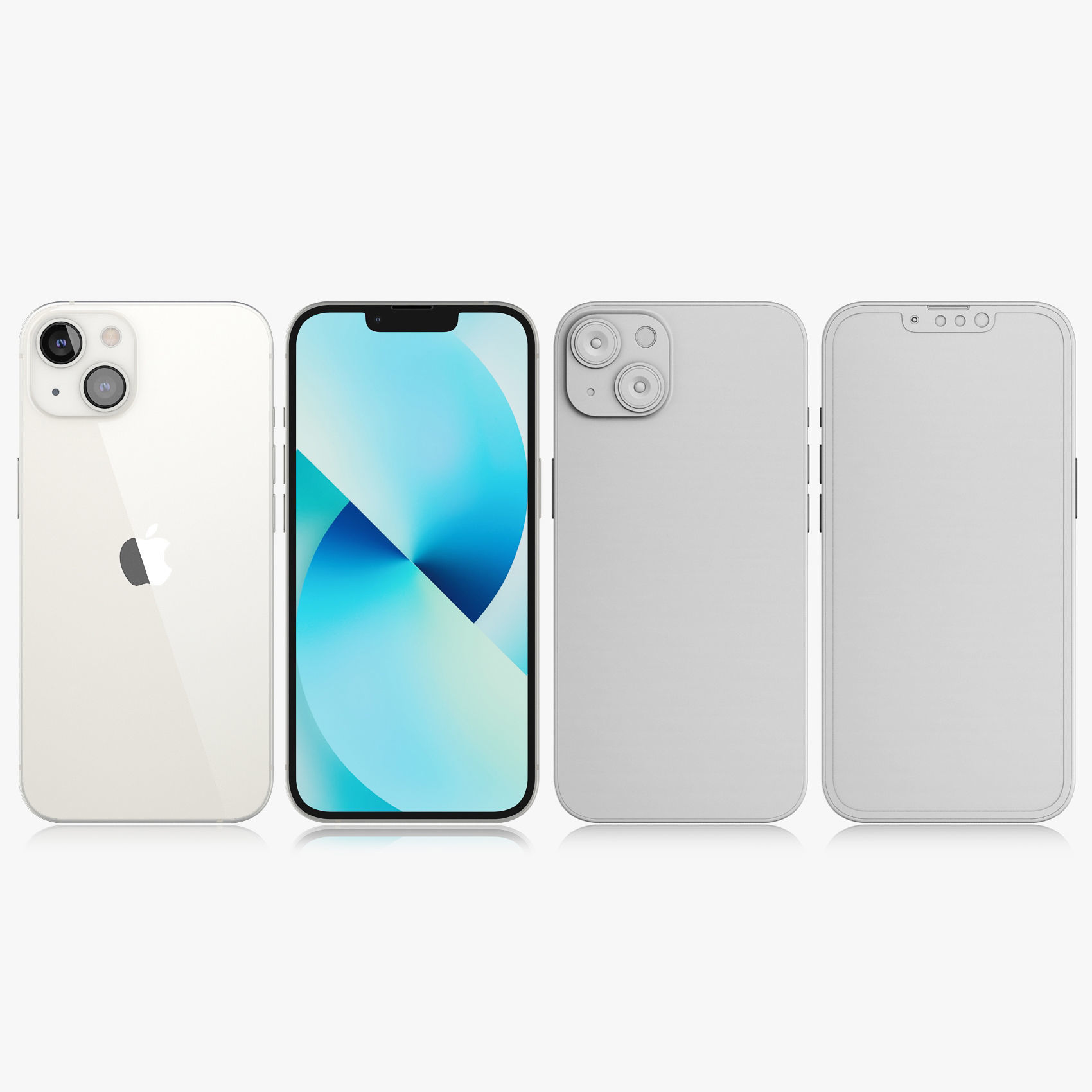 3d print Apple iPhone 13 3D model_1