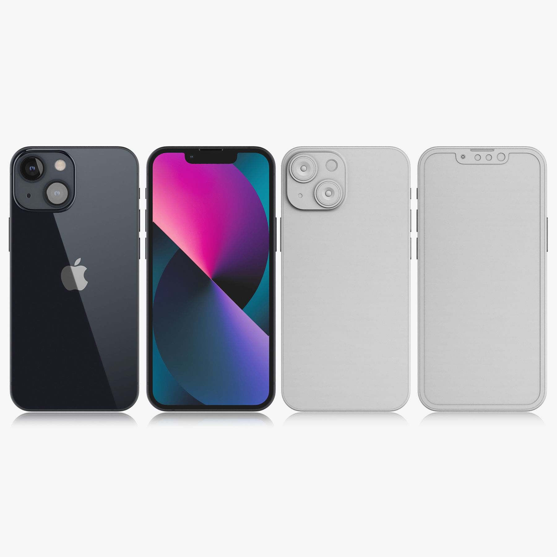 3d print Apple iPhone 13 mini 3D model_1