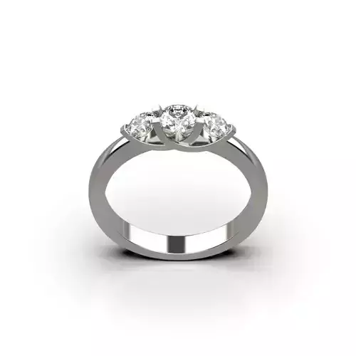 Three Stone Engagement Ring2