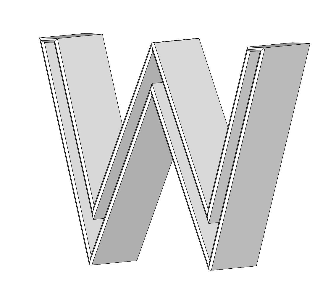 POLYMER CLAY ALPHABET MODEL SET 3D model_17