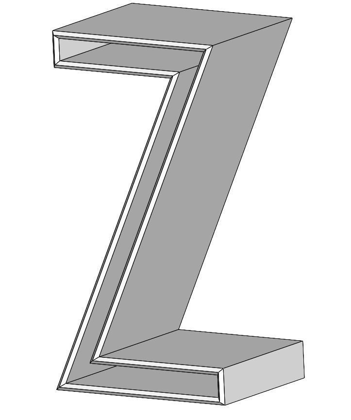 POLYMER CLAY ALPHABET MODEL SET 3D model_20