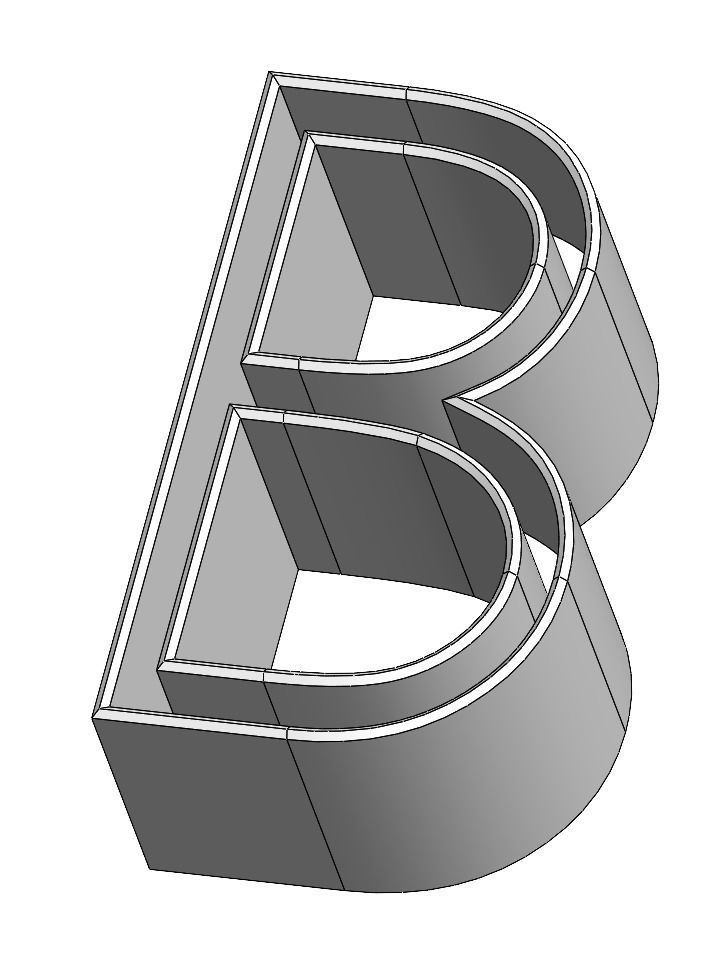 POLYMER CLAY ALPHABET MODEL SET 3D model_12