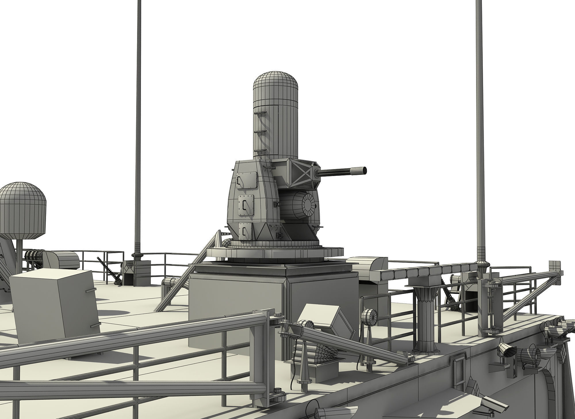 HMAS ADELAIDE AUSTRALIAN PERRY CLASS FRIGATE1 3D model_17