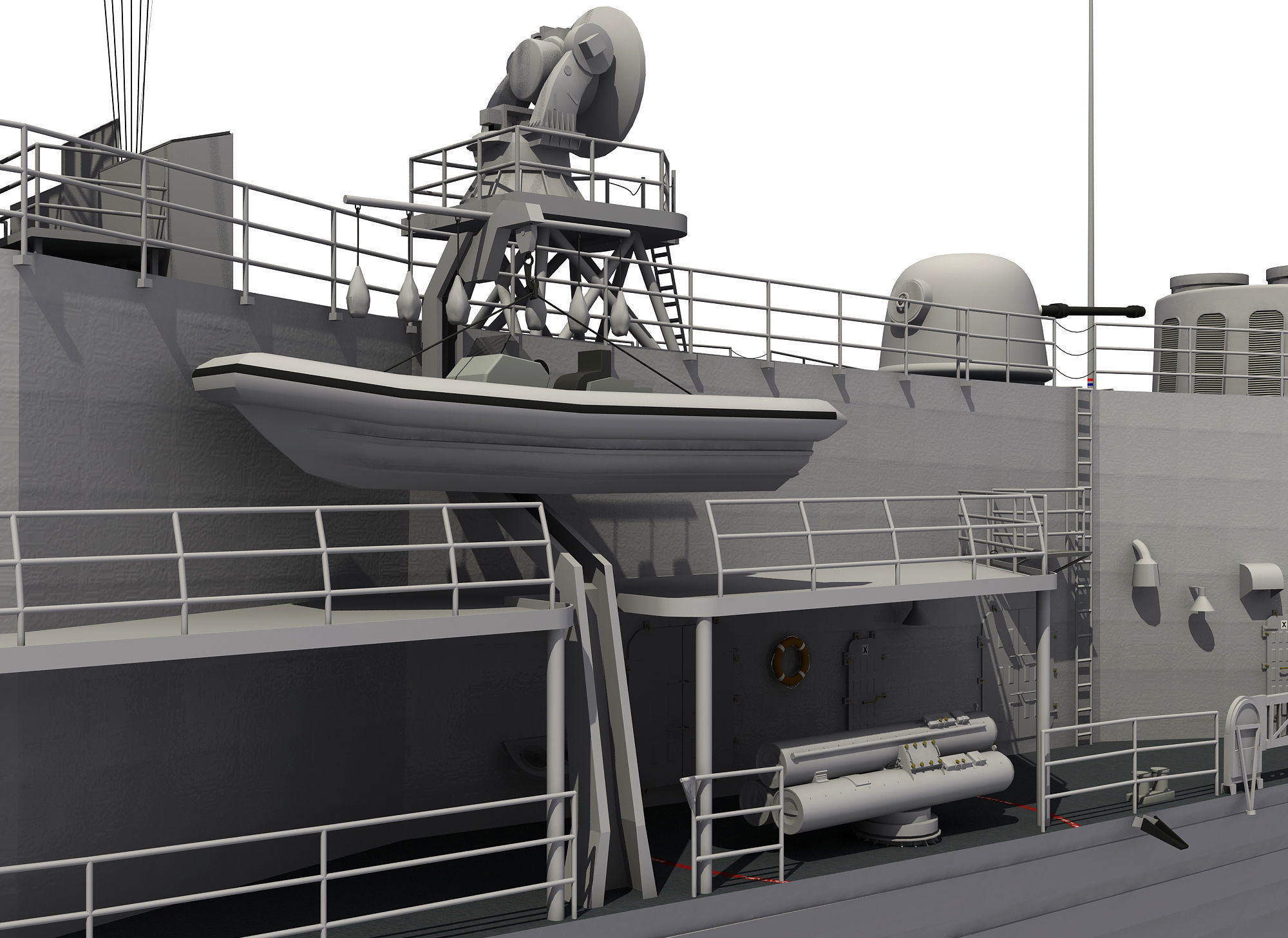 HMAS ADELAIDE AUSTRALIAN PERRY CLASS FRIGATE1 3D model_18
